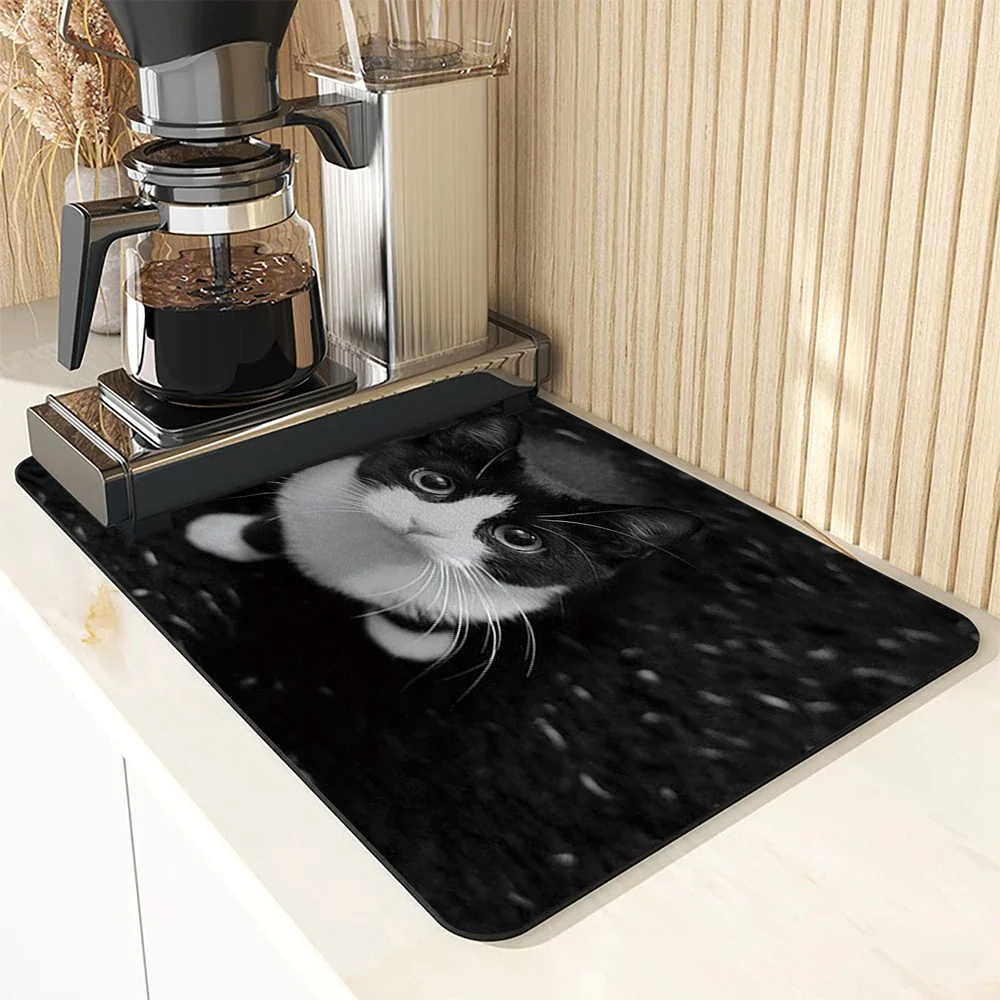 Efficient Super Absorbent Anti Skid Large Kitchen Absorbent Cat Mat Comfortable