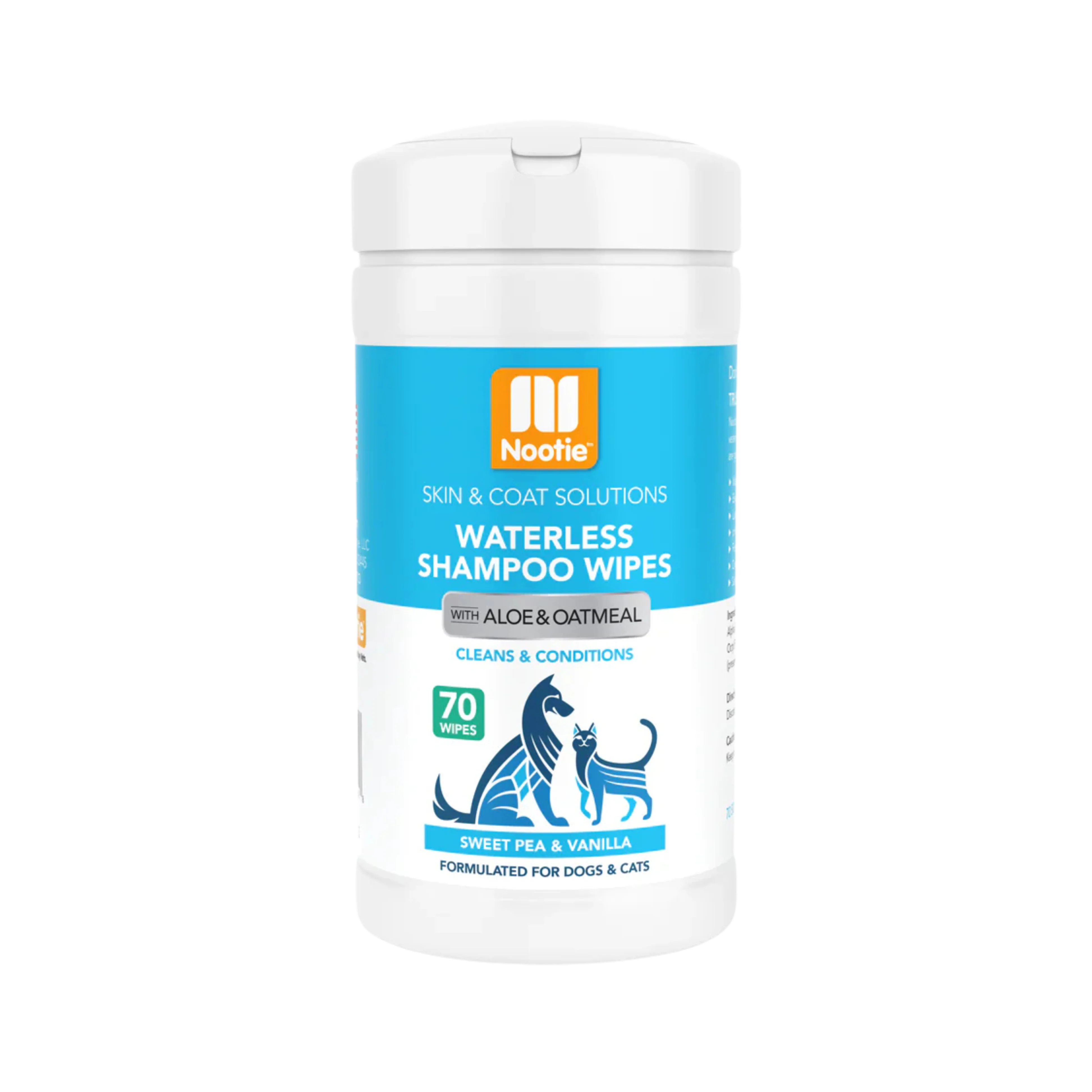 Selected Nootie Waterless Shampoo Wipes with Aloe and Oatmeal Verified