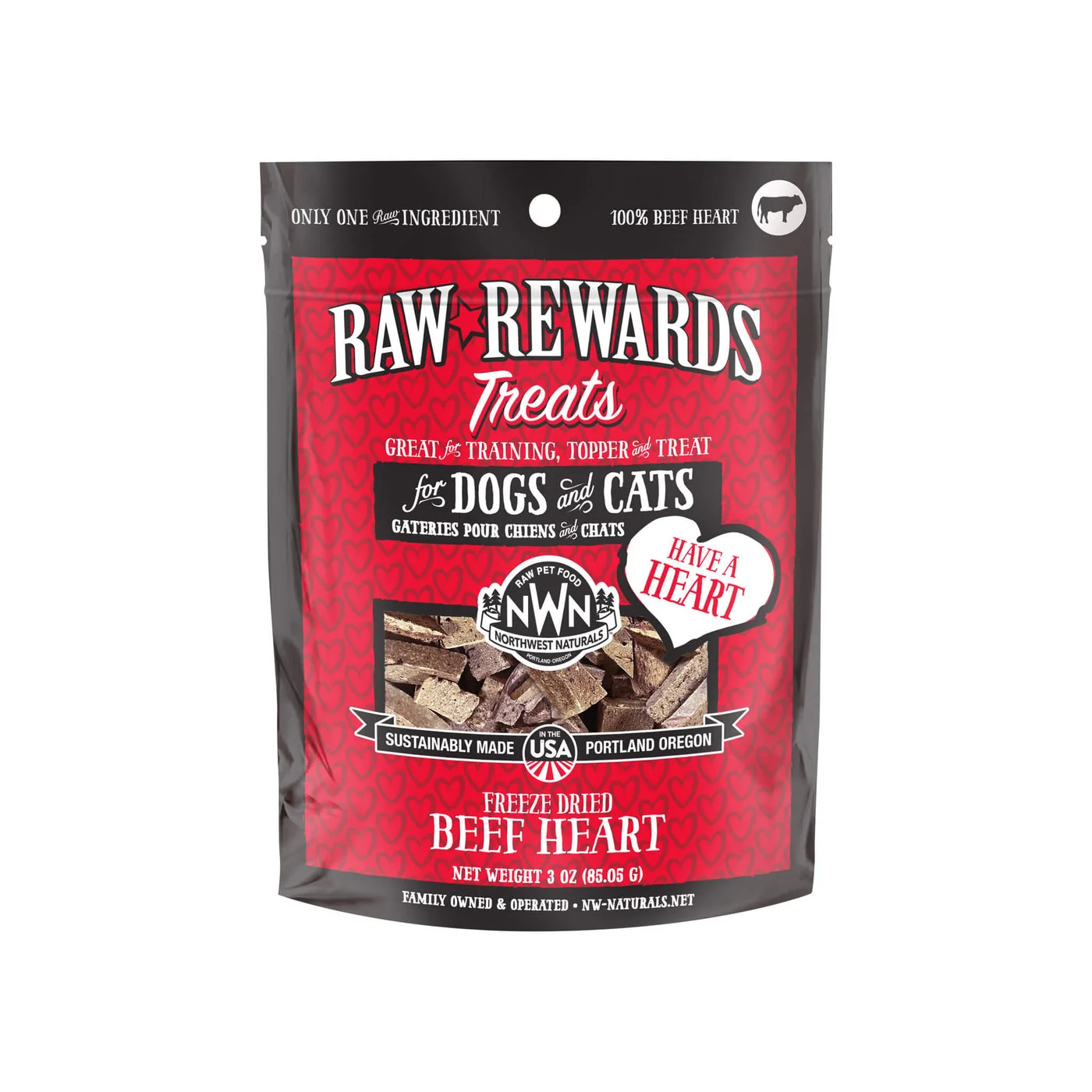 Artisan NORTH WEST NATURAL ZE DRIED TREATS BEEF HEART Convenient