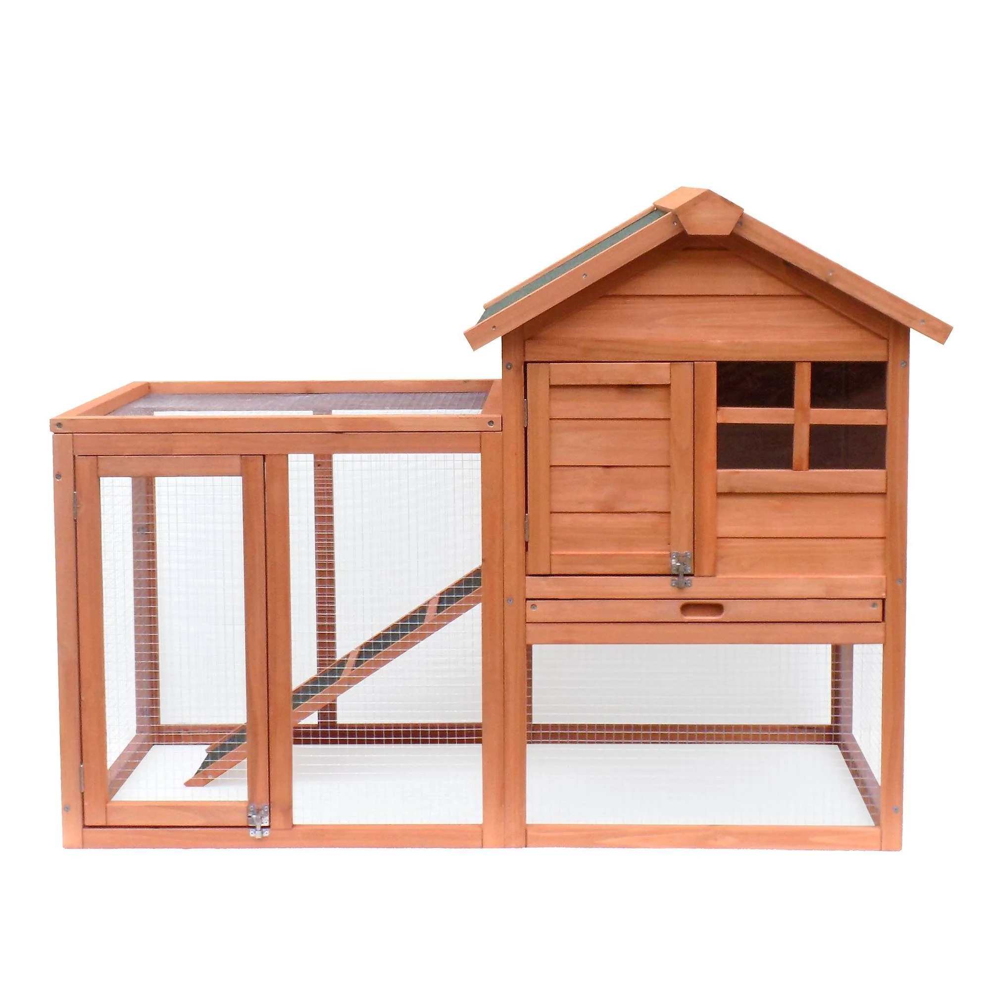 Trendy Easily-assembled Wooden Rabbit House Chicken Enclosure Casual
