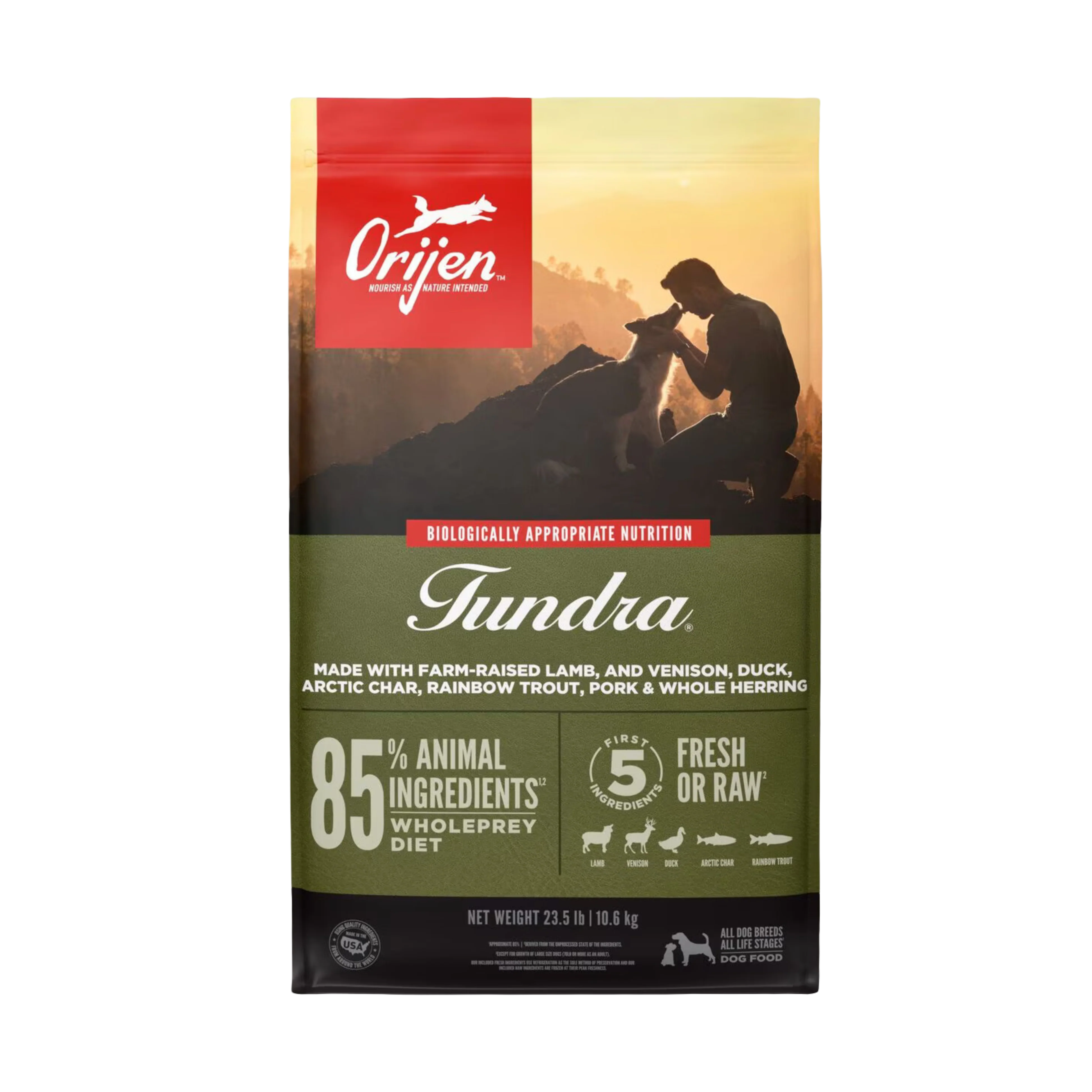 Verified Orijen Tundra Dry Dog Food Smooth
