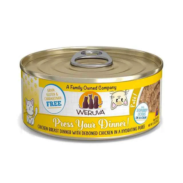 Secure Weruva - Press Your Dinner - Chicken Breast - Cat Food Functional