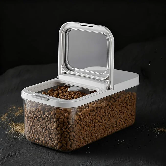 Recyclable LivLab Mker Dog Food Storage Container - 6L 6KG 10LBS Pet Food Storage Containers With Lids Scooper BPA Airtight Storage Containers Store Dry Food For Kitchen PantryAbout ThisOverview High-End