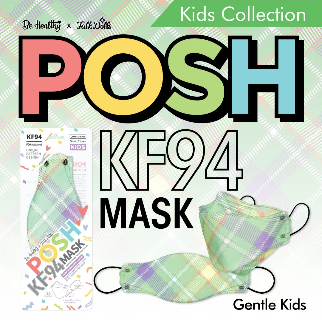 Trendy POSH KF94 Small Mask Gentle Kids KA04 Solid