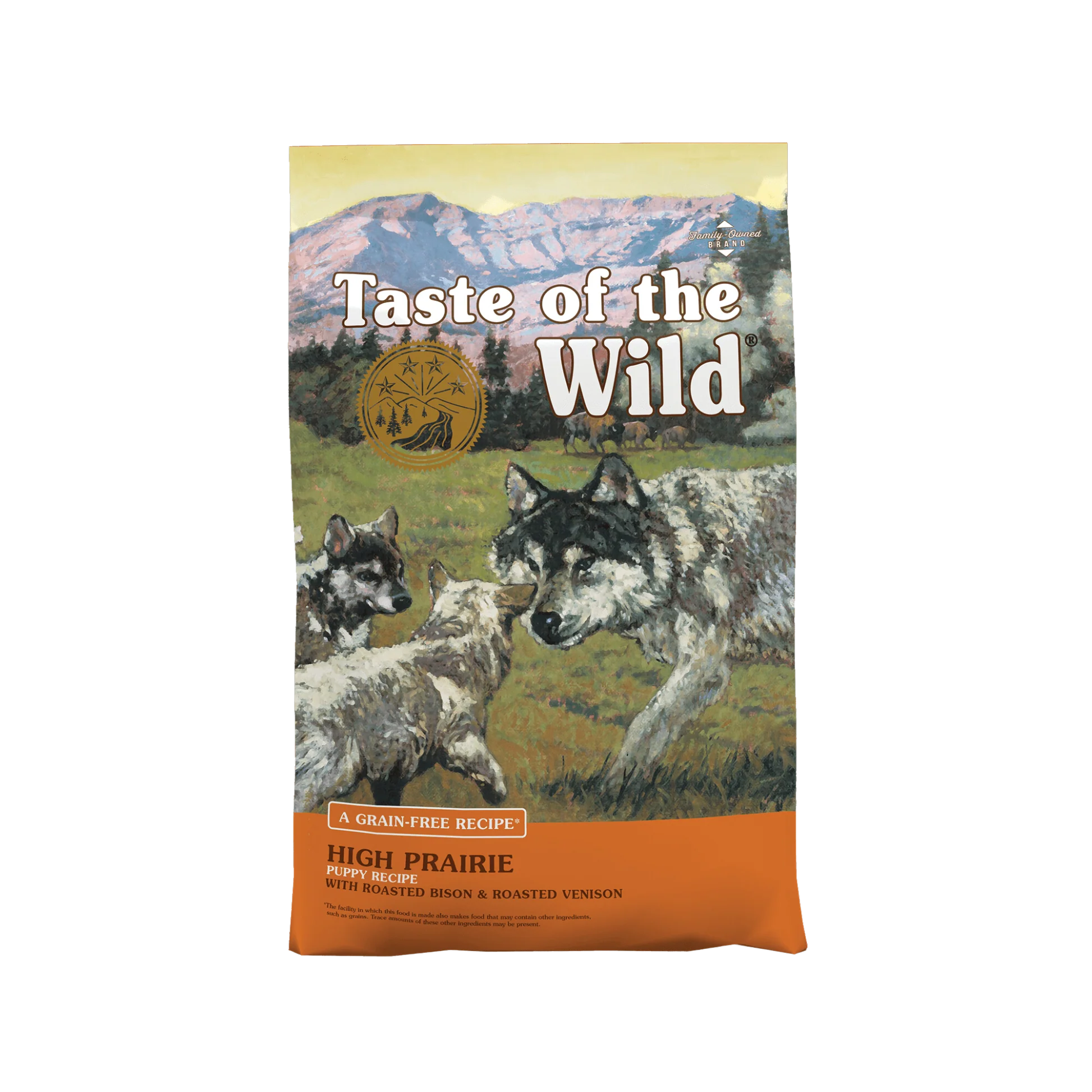 Authentic Taste of The Wild High Prairie Puppy Recipe with Roasted Bison Roasted Venison Luxury