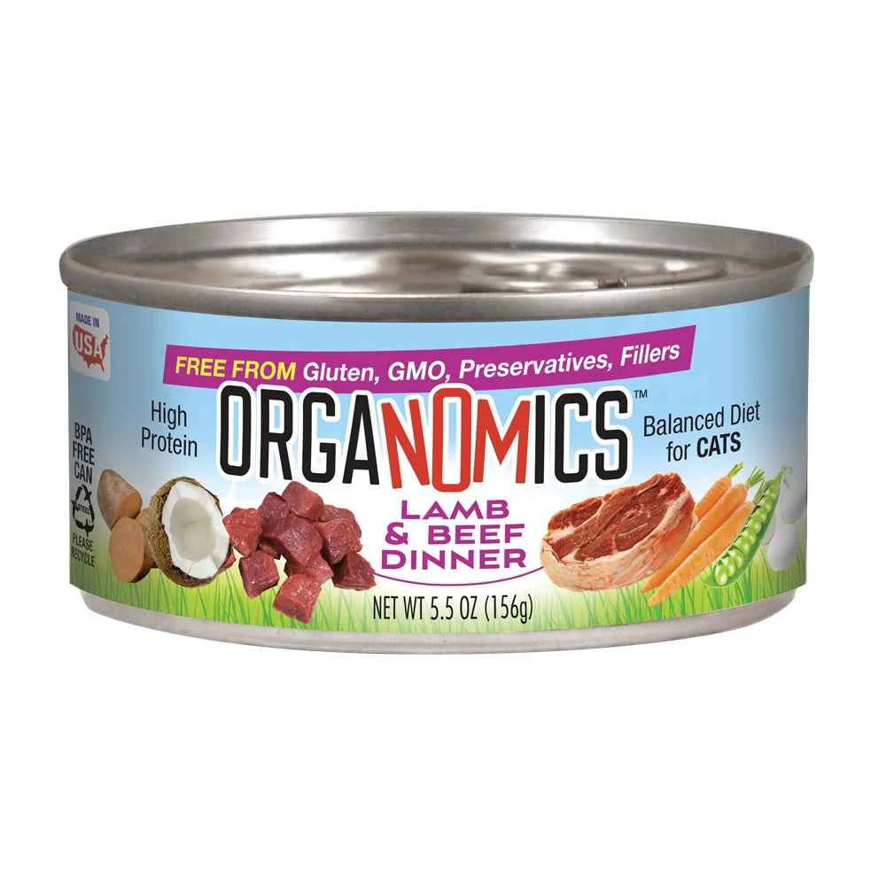 Fine Crafted Organomics - Lamb and Beef Dinner - Cat Food Enhanced