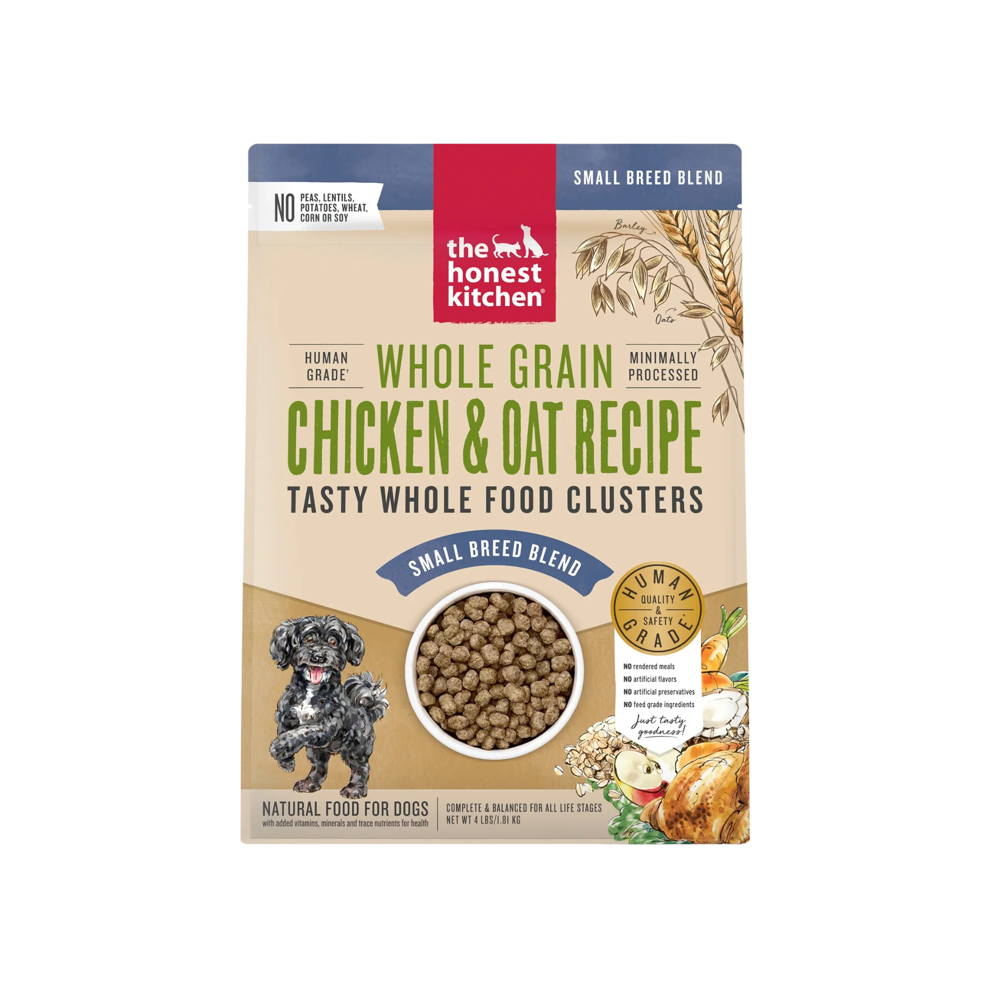 Classic The Honest Kitchen Whole Grain Chicken Clusters for Small Breeds Dry Dog Food Unique