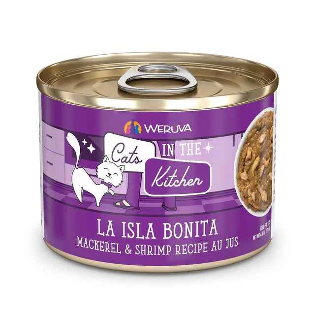 Organic Weruva - Cats in the kitchen Mackerel and Shrimp Recipe La Isla Bonita Clean