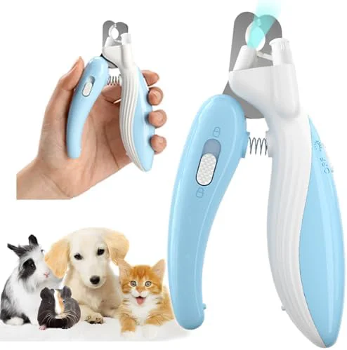 Fine Cat Dog Pet Nail Clippers with Light Llluminates Cat Dog Nails Or Blo Selected