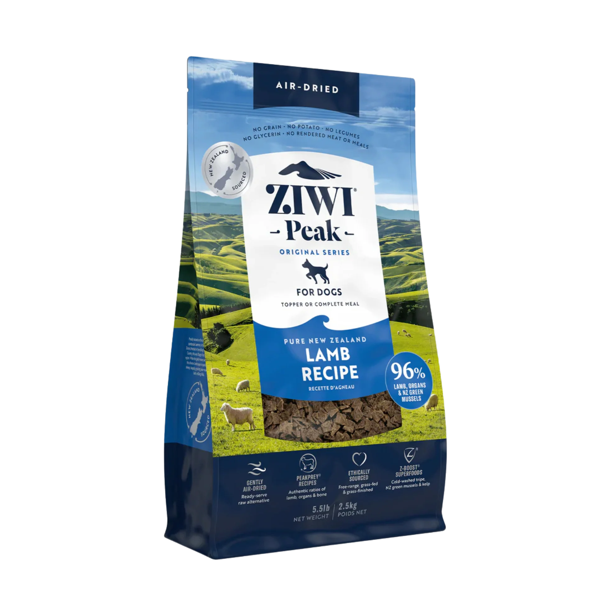 Traditional Ziwi Peak Air-Dried Lamb Recipe Dog Food Versatile