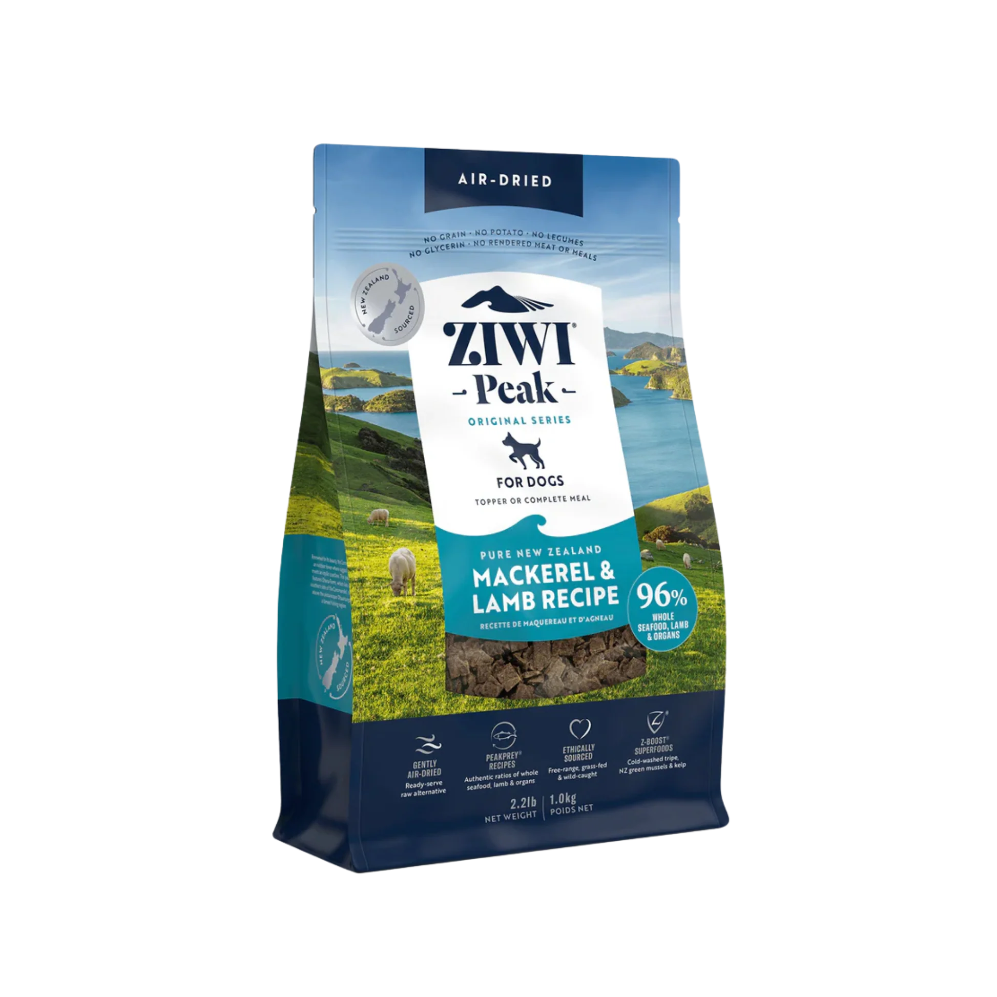 Top-Quality Ziwi Peak Air-Dried Lamb Mackerel Recipe Dog Food Specialty