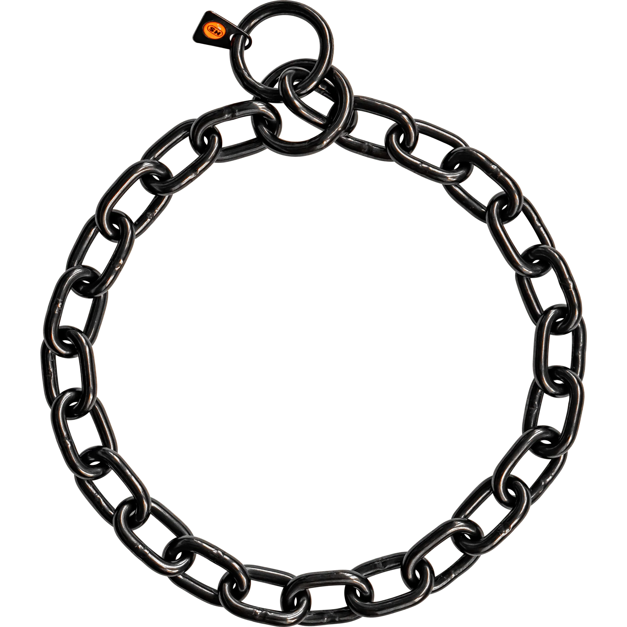 Solid Herm Sprenger - Extra Strong Collar - Medium Links - Black Stainless Steel 5mm Crafted