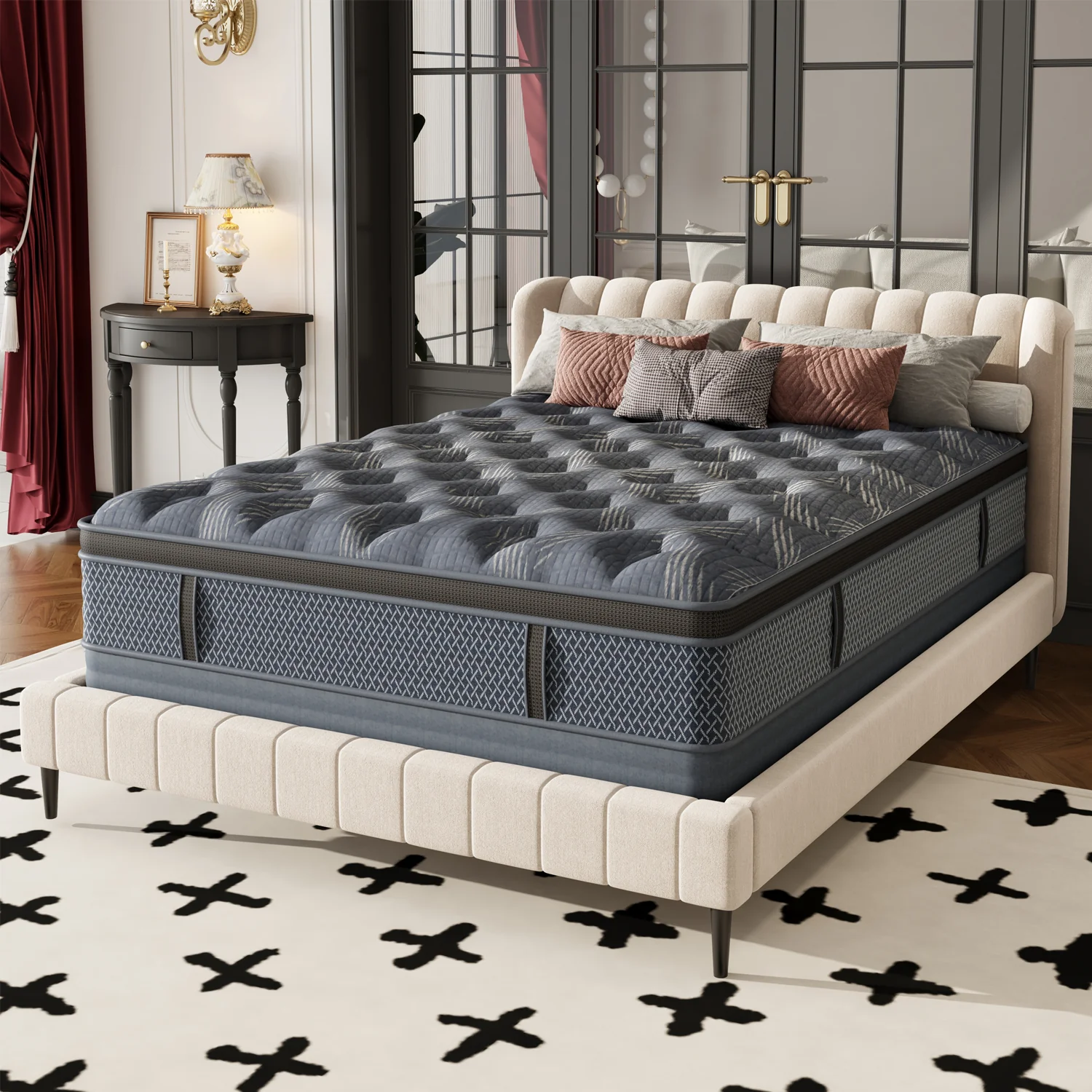 Specialty Behost 10 Full Size Memory Foam Pocket Spring Mattress Hybrid Innerspring Mattress User-Friendly