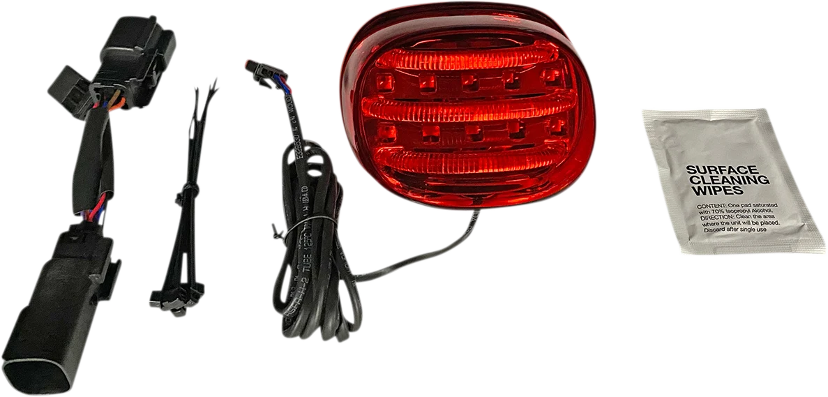 High-End Custom Dynamics Mini Taillight - Red PB-ELIMTL-SS6-R Safe
