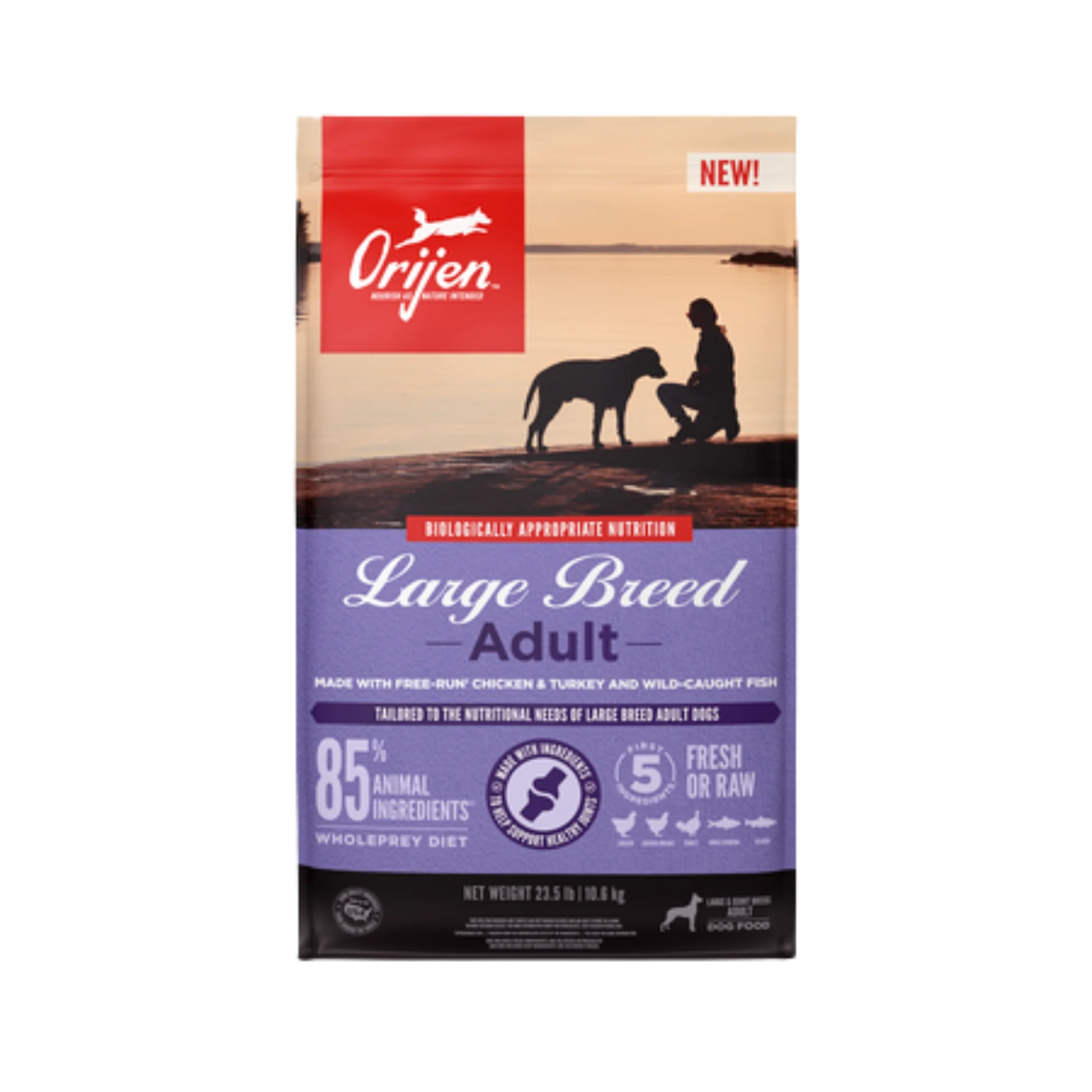 Versatile Orijen Large Breed Adult Recipe Organic