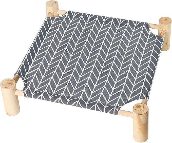 Selected Patas Lague Cat and Dog Hammock Bed for Small Dogs Brethable Wooden Cat Pet Rabbit d Cooling Outdoor Bed Cots Furniture for All Seasons ArrowAbout ThisOverview Green
