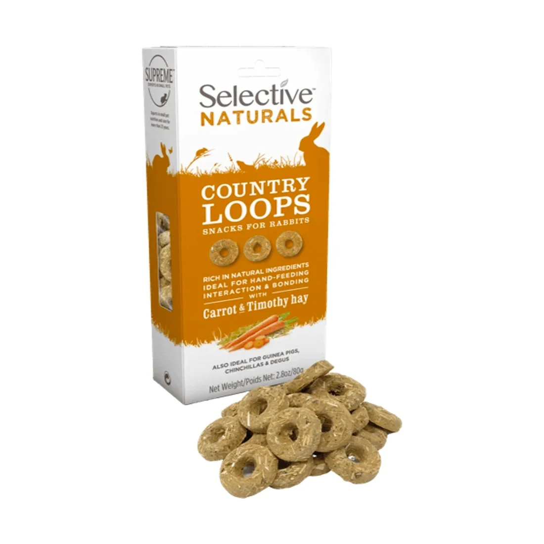 Versatile Selective Naturals - Country Loops Carrot - Snack Excellent