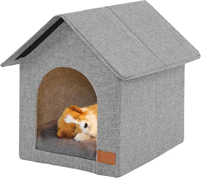 Natural Indoor Dog House with Washable Plush Cushion - Small Size Suitable for Small Dogs Adult CatsAbout ThisOverview World-Class