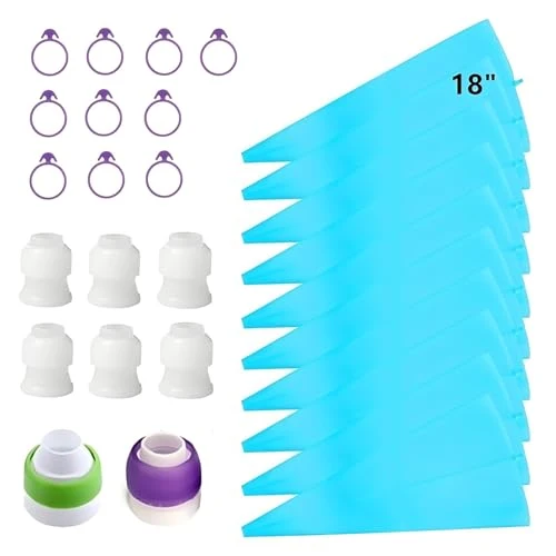 Versatile Pastry Piping Bags Set 28 Count Classic