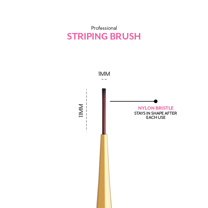 Relaxed Professional Striping Nail Brush Carefully Designed