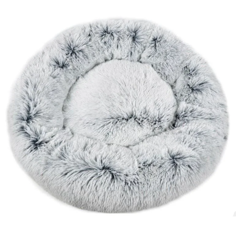 Powerful Mr. Peanut's 28 OrthoPlush® Pet Bed - Snowflake White Two Tone Premium