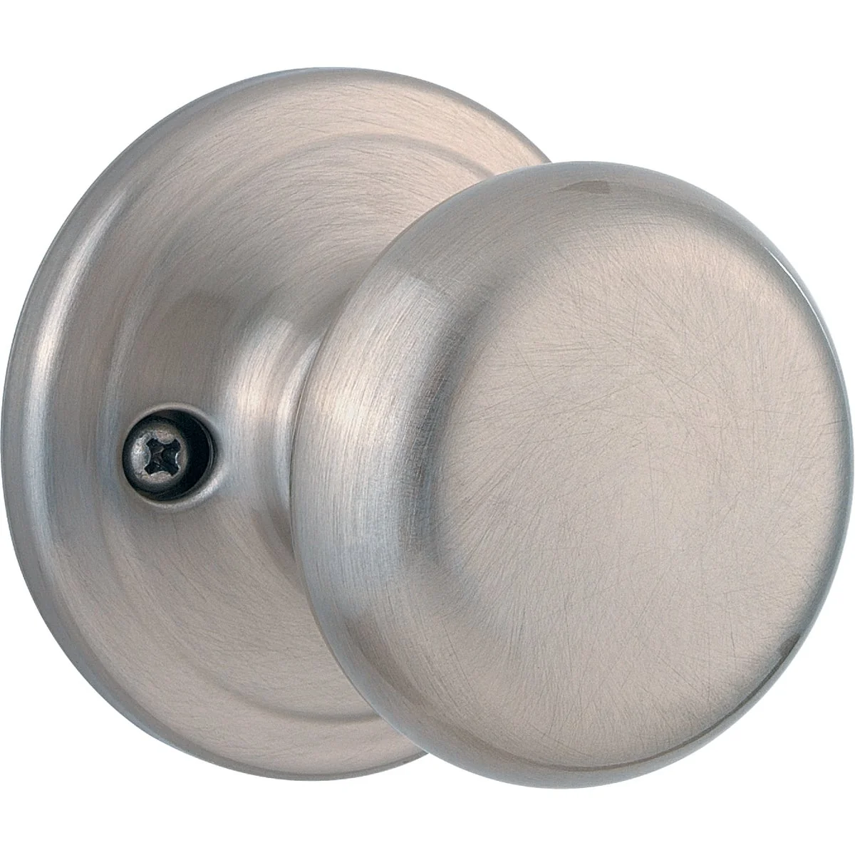 Advanced Kwikset Signature Series Satin Nickel Juno Dummy Door Knob Green
