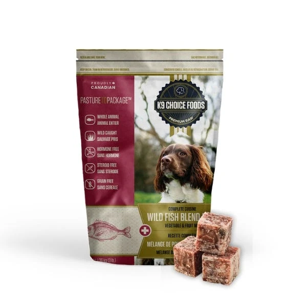 World-Class K9 Choice Foods Complete Raw Dog Food - Wild Fish Plus K9 Choice Foods Complete Raw Dog Food - Wild Fish Plus Solid
