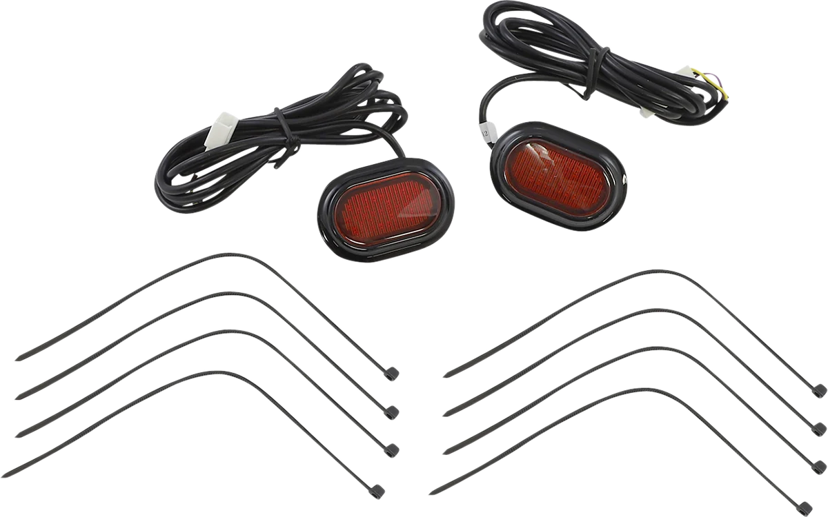 Trusted Custom Dynamics Antenna Grommet Light - Red Lens - Black CD-PLUG-RB Relaxed