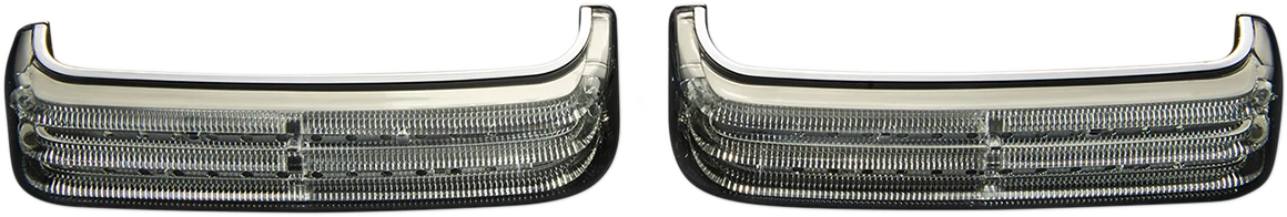 User-Friendly Custom Dynamics Saddlebag Lights - Chrome Smoke PB-SB-HD-CS Dependable