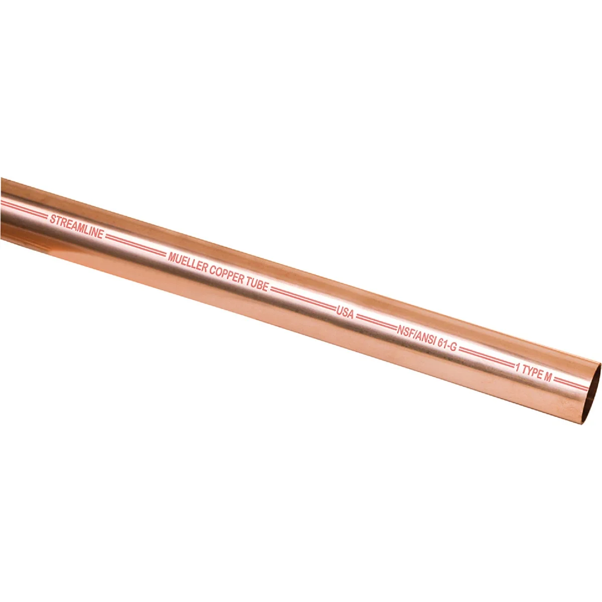 Artisan Mueller Streamline 1 2 In. ID x 20 Ft. Type M Copper Pipe Carefully Designed