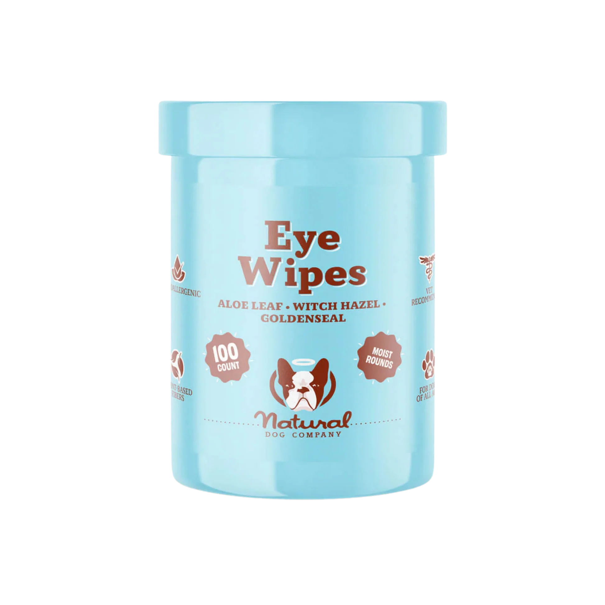 Original Natural Dog Company Eye Wipes 100ct Dependable
