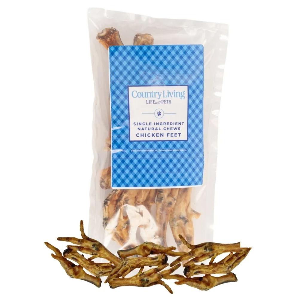 Trusted Country Living All-Natural Chicken Feet Dog Treats Crunchy Snacks for Joint Support – 20-Pack Excellent