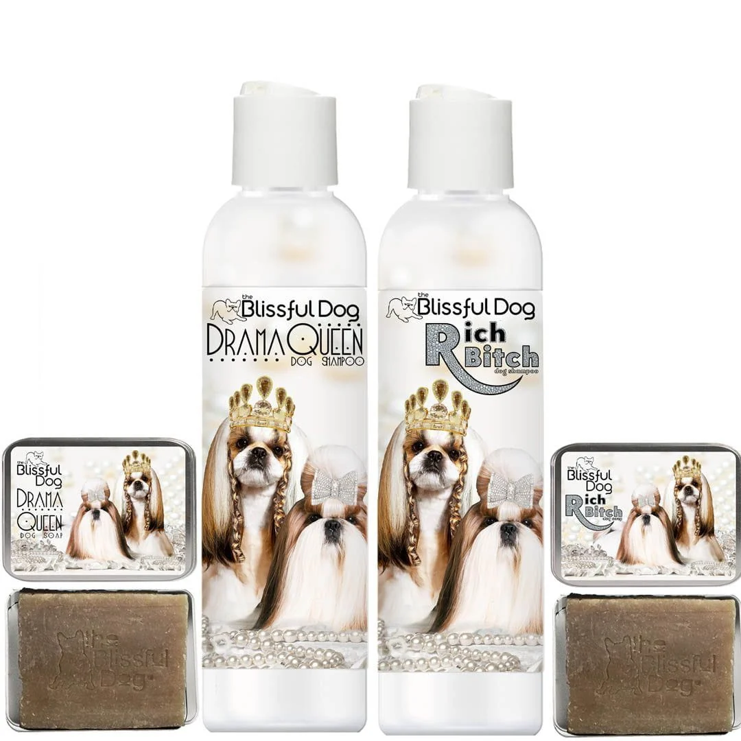 Long-Lasting Shih Tzu Rich Bitch Drama Queen Shampoo Organic