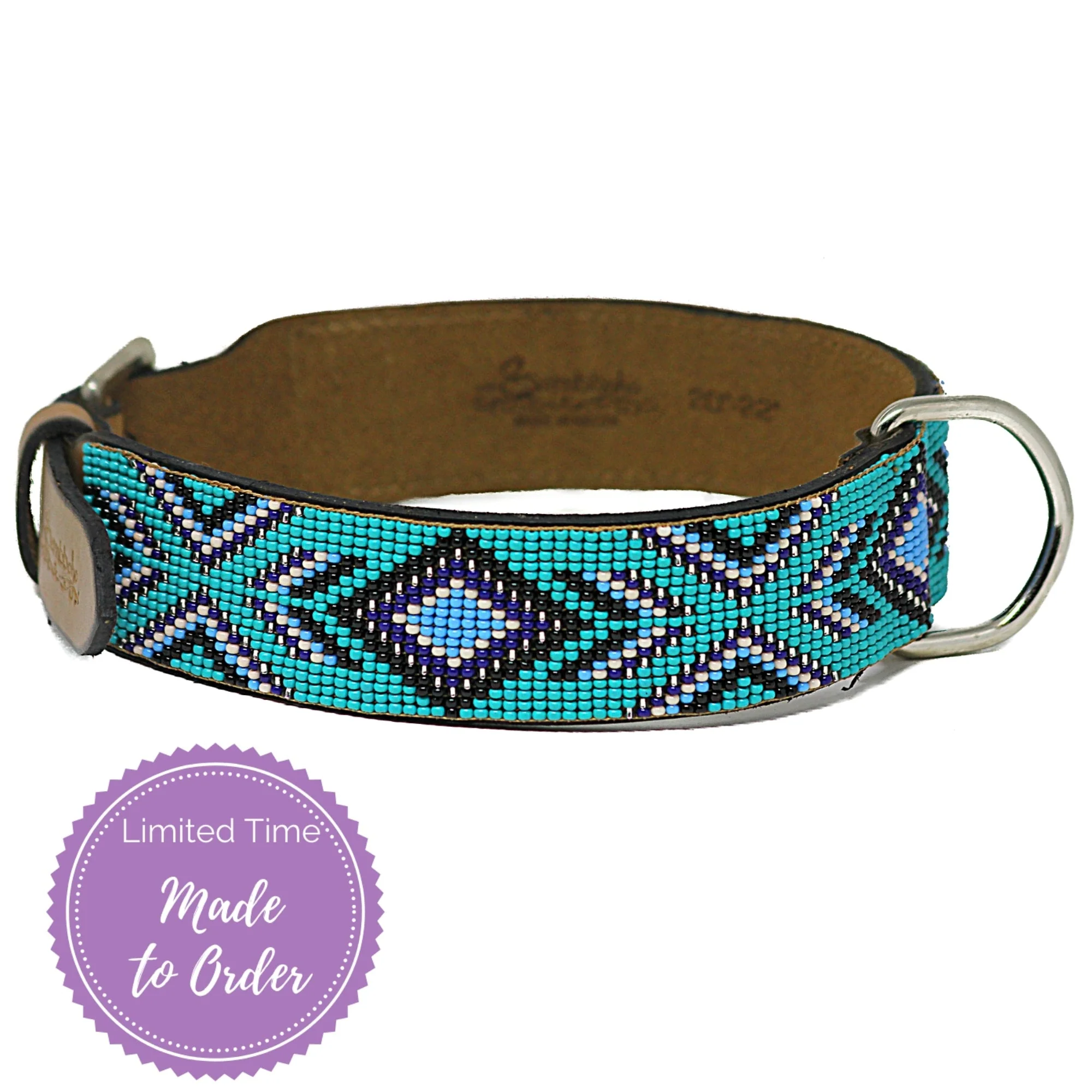 User-Friendly Saint Tropez Sambboho dog collar with center D-ring Trendy