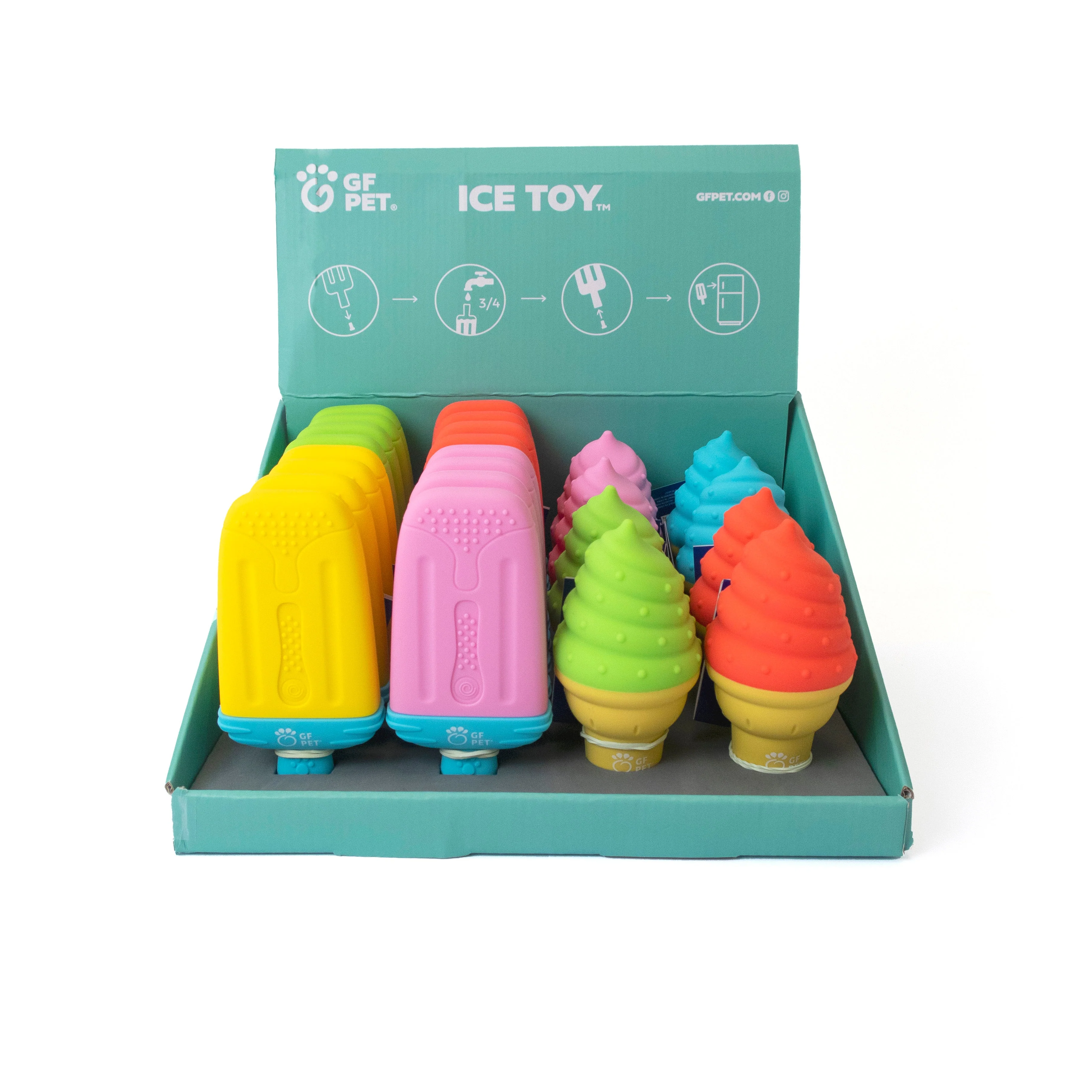 Enhanced Ice Toy Display 24pcs Mix Authentic