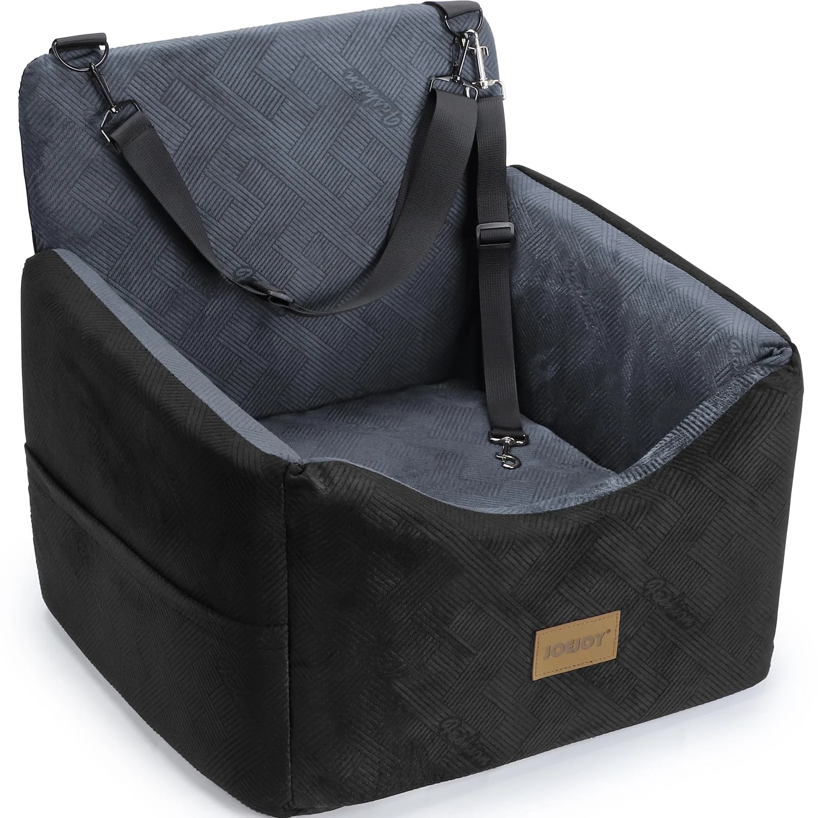 Authentic JOEJOY Dog Car Seat for Small Medium Dogs Memory Foam Booster Seat with Washable Cover Organic