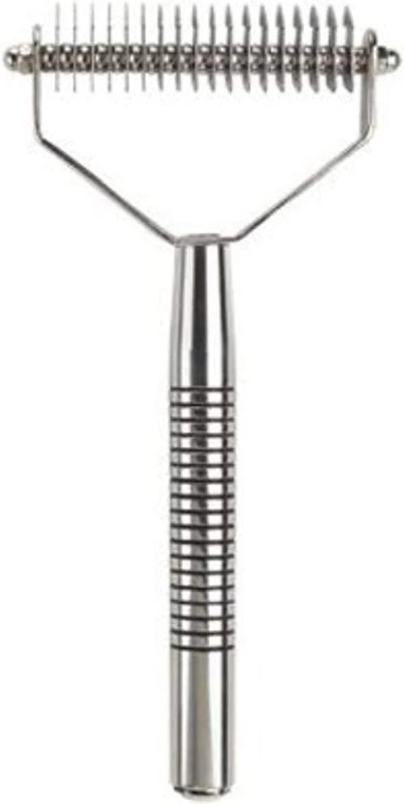 Exclusive Oster Dog Rake and Shedding Brush 18-Tooth Coarse Wide 078928-300-000 About ThisOverview Sustainable