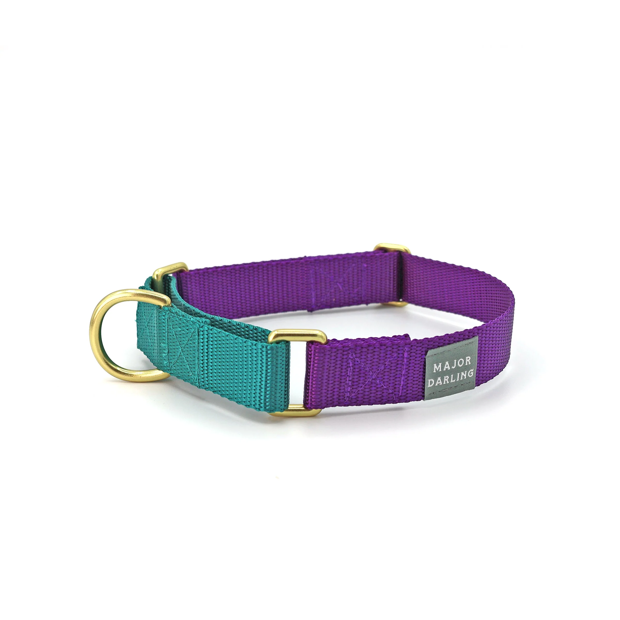 Comfortable martingale collar violet teal Reusable