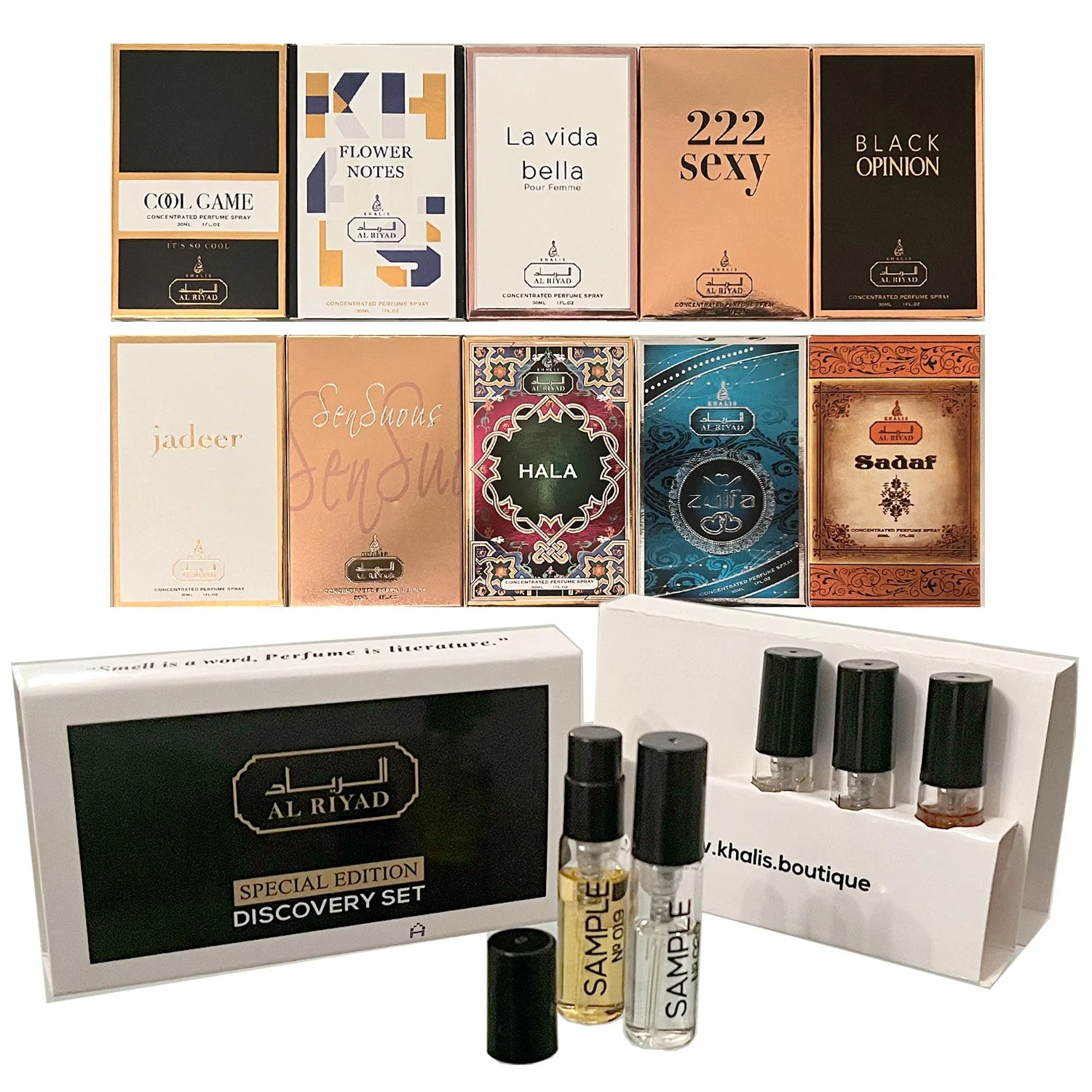 Optimized ALRIYAD EDP Discovery Set Women's 10 Vials Fine Crafted