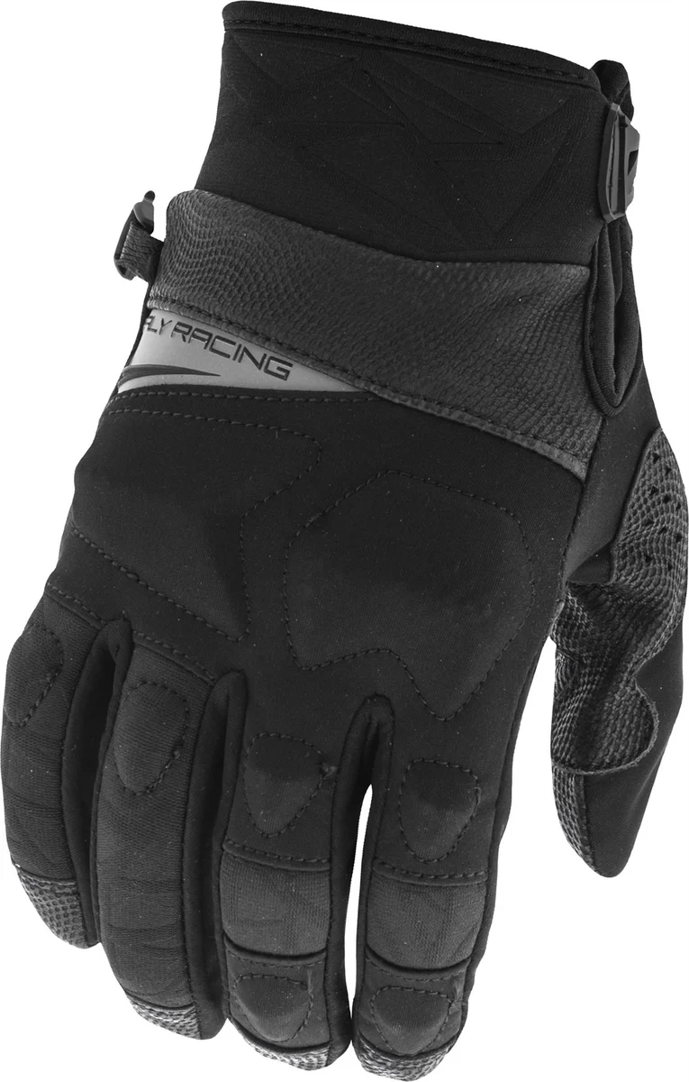 Sustainable Fly Racing - Youth Boundary Gloves - Black - YL Relaxed