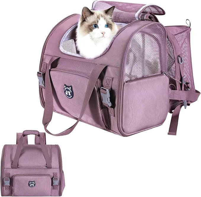 Top-Quality Lollimeow Expandable Cat Carrier Backpack Expertly Made
