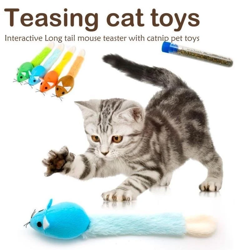 Quality Long Tail Mouse Cat Teaster Toy Optimized