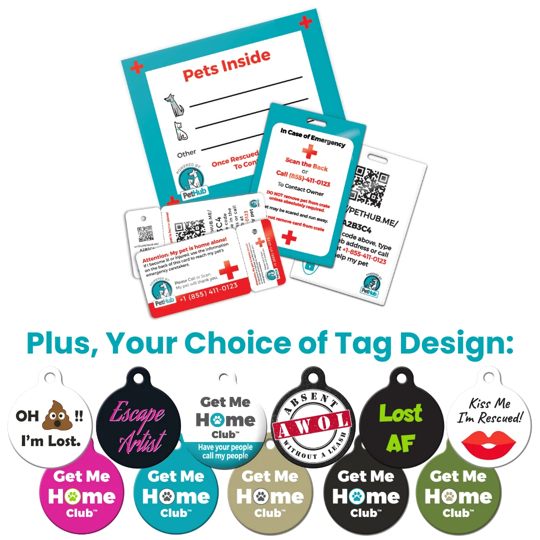 World-Class PetHub QR Pet ID Comprehensive ReadyKit – Complete Emergency Kit Breathable
