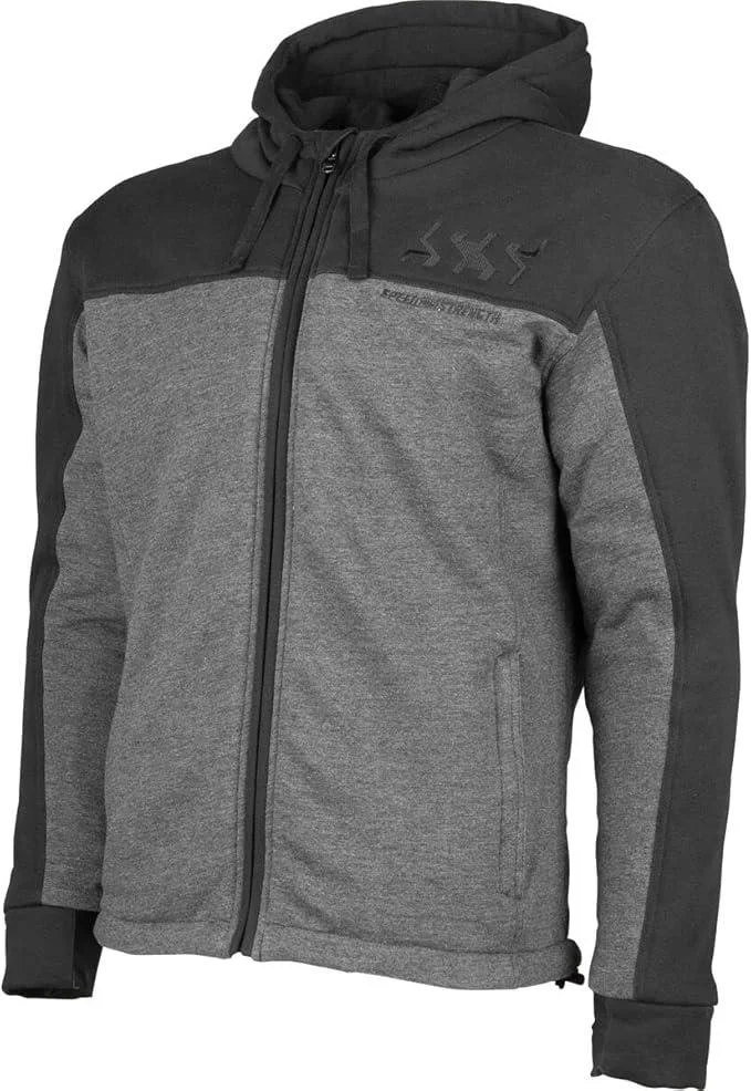 High-Performance Speed Strength Hammer Down Armored Hoody Blk Gry LG Pure