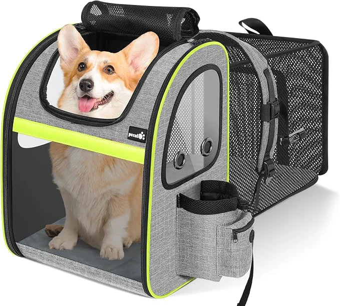 Reusable Pecute Pet Carrier Backpack Large Cat Carrier Backpack Hold Up to 22 Lbs Fashionable
