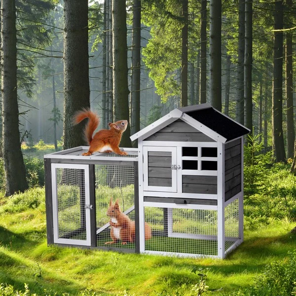 Genuine Wood Chicken and Rabbit Cage Responsible