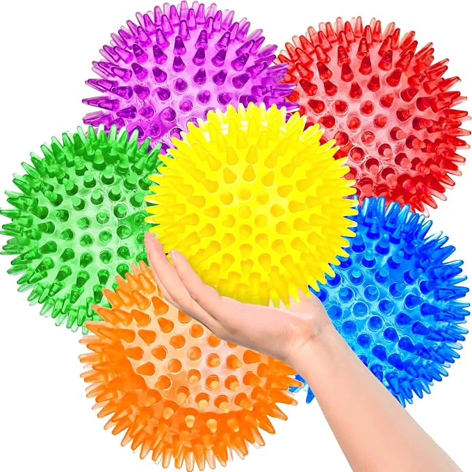 Contemporary SHARLOVY 3.5 Large Dog Toys Ball 6 Pack Squeaky oys Durable High-Performance