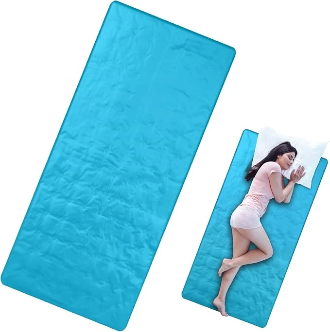 Environmentally Friendly Cooling Pad Mat for Sleep Cooling Mattress Pad Gel for Bed Relieve Pain Summer Hot Flashes Adult Pets No Water or Electricity Required Plain Light Blue 60 x 20 Inch About ThisOverview Sophisticated