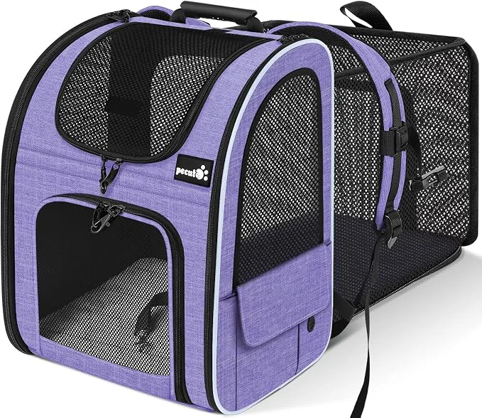 Excellent Pecute Cat Backpack Carrier Expandable Pet Backpack Superior