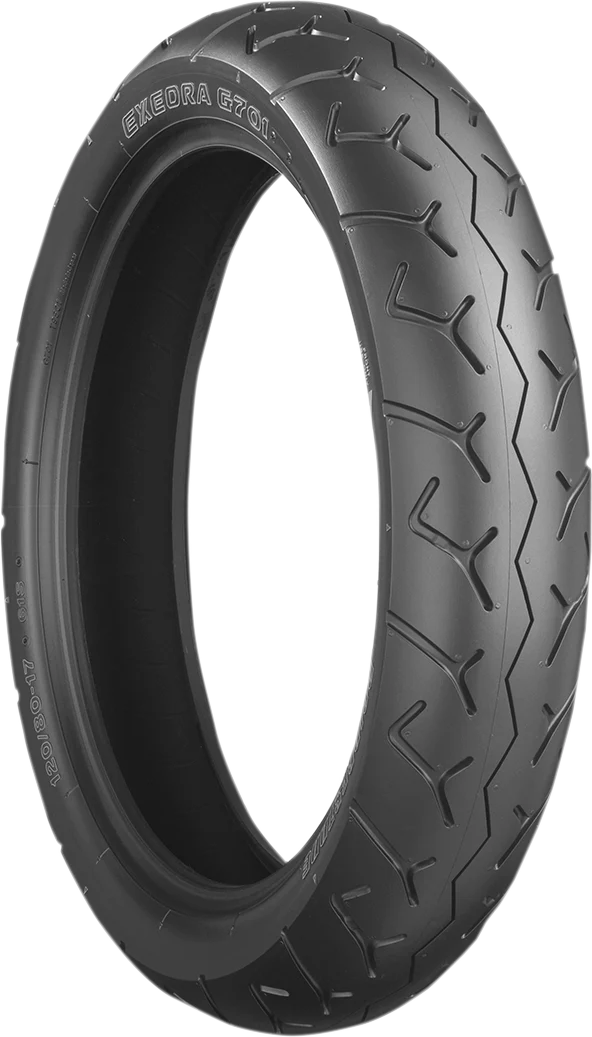 Green BRIDGESTONE Tire - Exedra G701 - Front - 90 90-21 - 54S 97572 Convenient